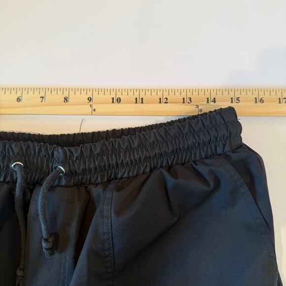 Unbranded Black Utility Cargo Pants 30" Waist Zip Pockets Streetwear - Picture 4 of 7